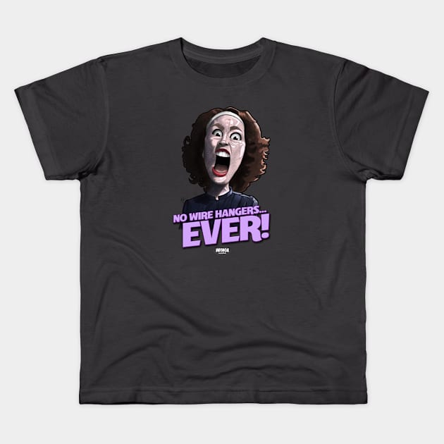 Joan Crawford Kids T-Shirt by AndysocialIndustries